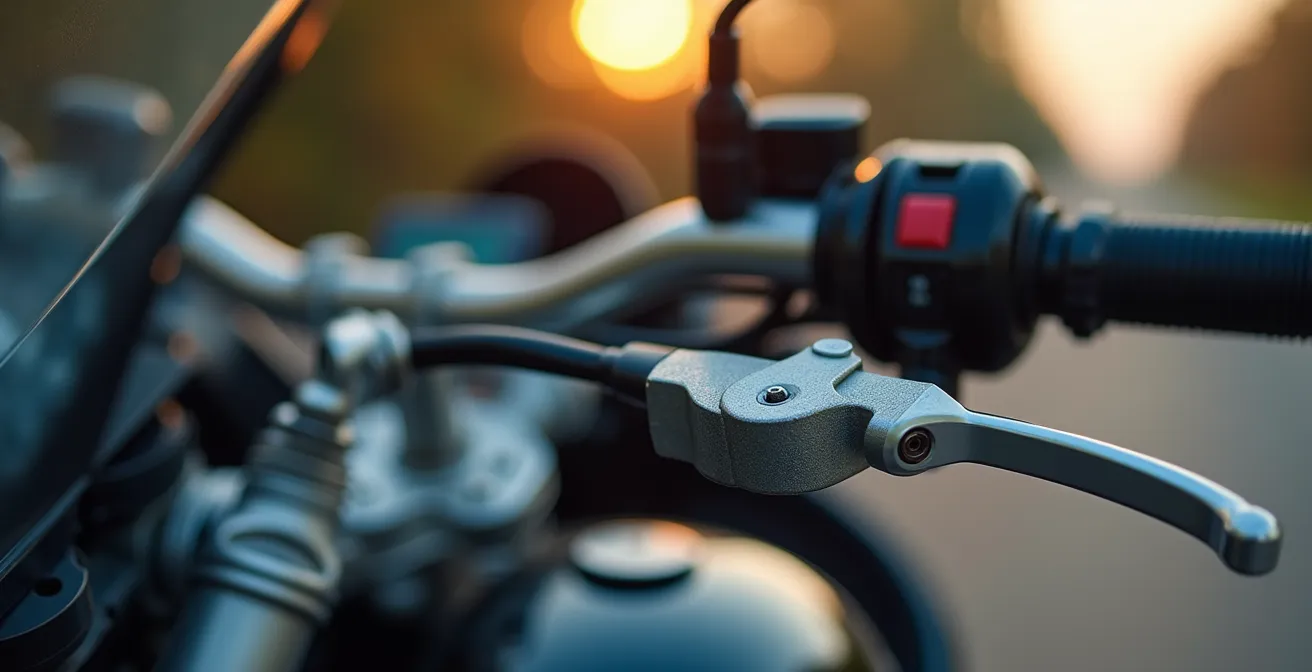 Detailaufnahme eines gesicherten Quick-Lock Systems an einer deutschen Autobahnraststätte